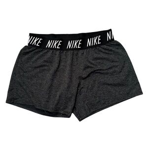 Nike Charcoal Gray Sports Shorts, Women’s Athletic Bottoms Stretchy Pants